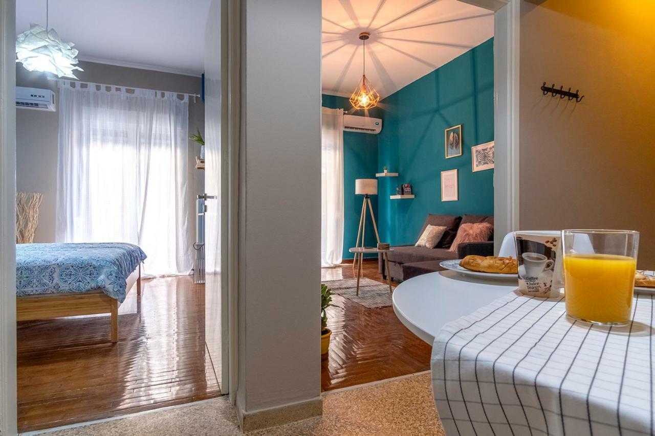 Colourful Apt,Airport Line,6 Min Metro,300 Mbps! Apartment Athens Exterior photo